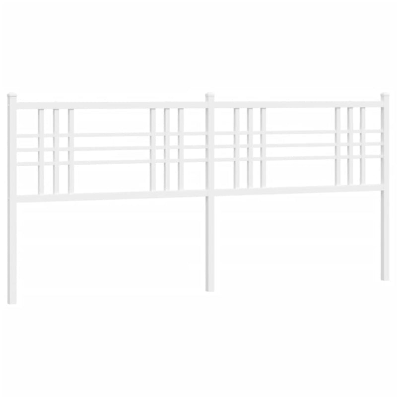 vidaXL fehér fém fejtámla 200 cm