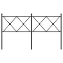 vidaXL fekete fém fejtámla 150 cm