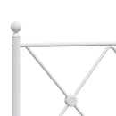 vidaXL fehér fém csere fejtámla 75 cm