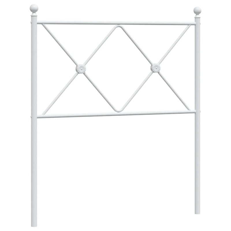 vidaXL fehér fém fejtámla 80 cm