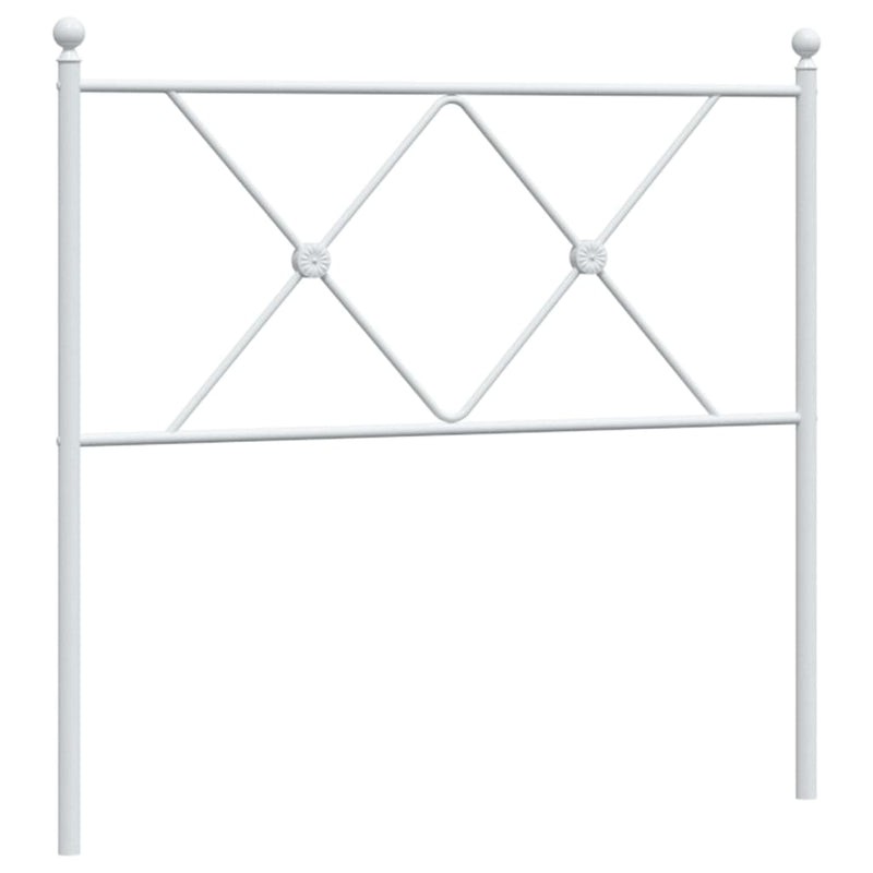 vidaXL fehér fém fejtámla 90 cm