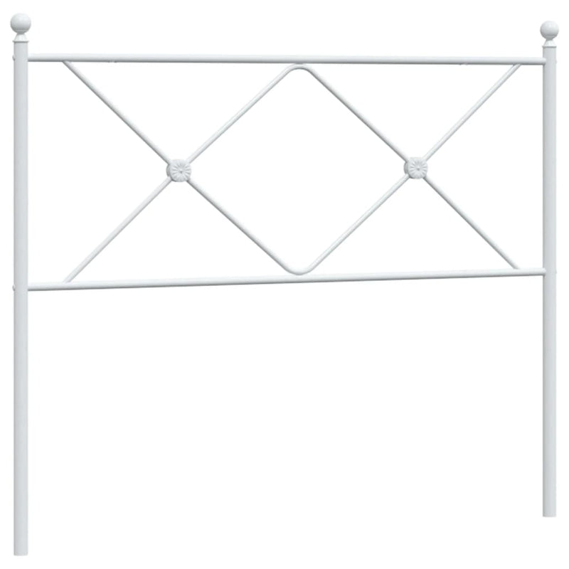 vidaXL fehér fém fejtámla 107 cm