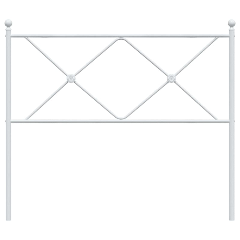 vidaXL fehér fém fejtámla 107 cm