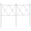 vidaXL fehér fém csere fejtámla 120 cm