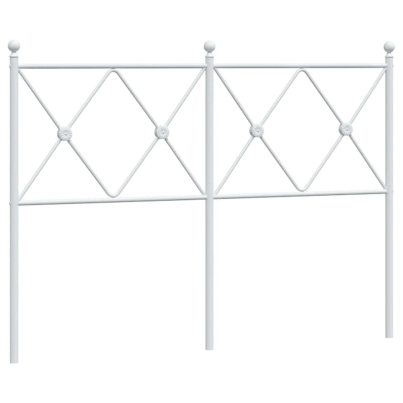 vidaXL fehér fém fejtámla 120 cm
