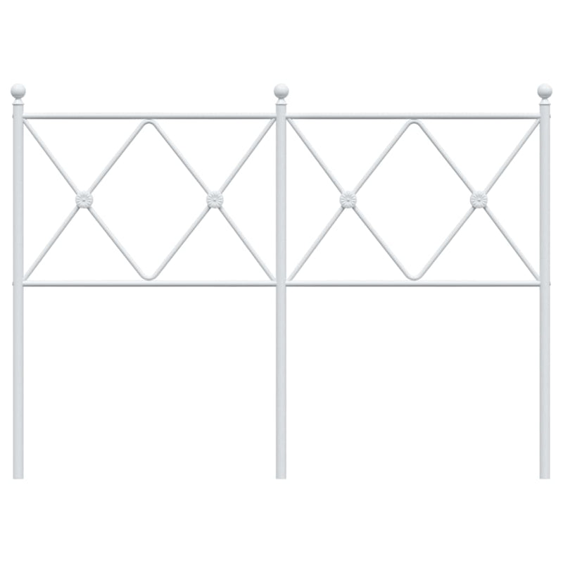 vidaXL fehér fém fejtámla 120 cm
