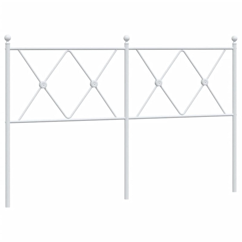 vidaXL fehér fém fejtámla 140 cm