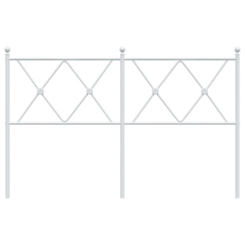 vidaXL fehér fém fejtámla 140 cm