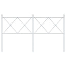 vidaXL fehér fém fejtámla 150 cm