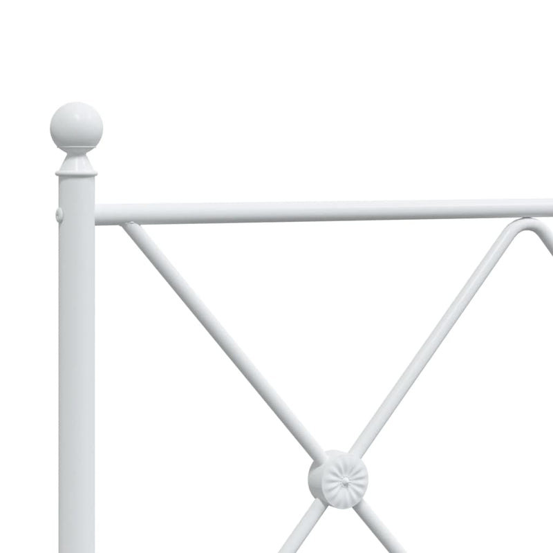 vidaXL fehér fém fejtámla 150 cm