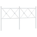 vidaXL fehér fém csere fejtámla 160 cm