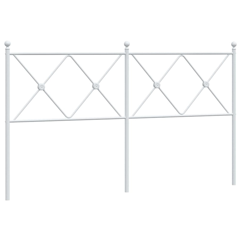 vidaXL fehér fém fejtámla 160 cm