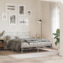 vidaXL fehér fém csere fejtámla 160 cm