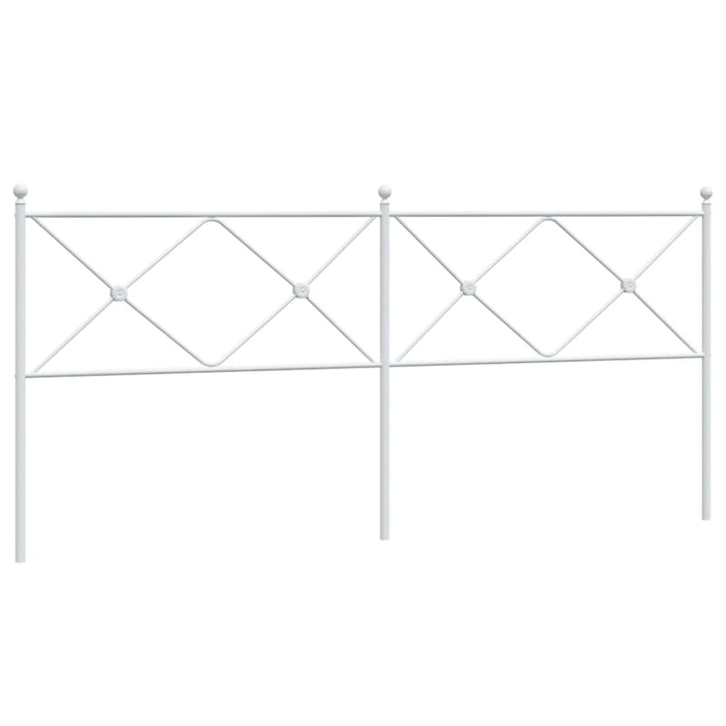 vidaXL fehér fém fejtámla 193 cm