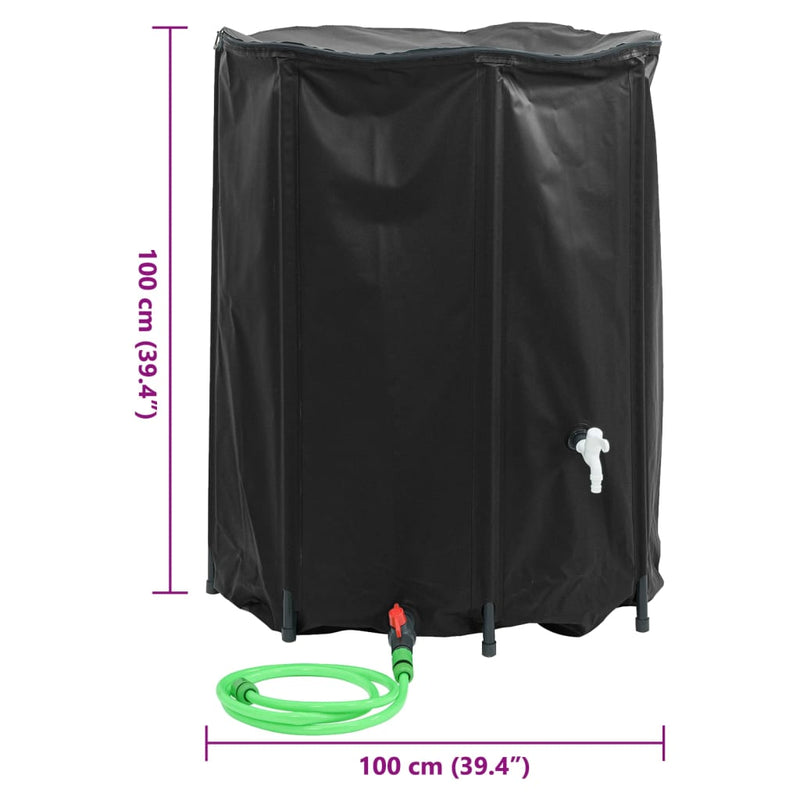 vidaXL összecsukható PVC víztartály csappal 750 L