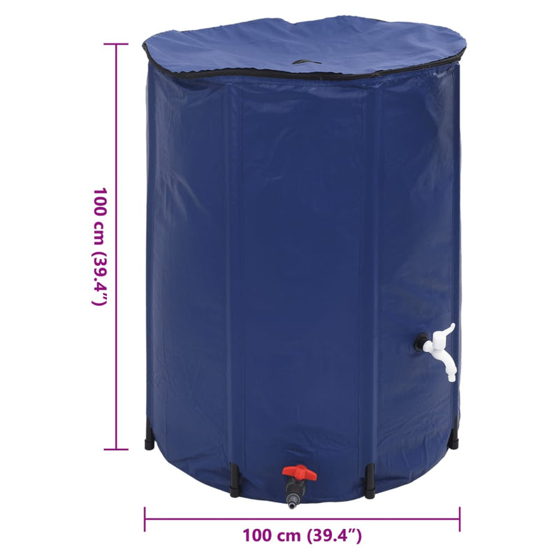 vidaXL összecsukható PVC víztartály csappal 750 L