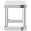 vidaXL rozsdamentes acél munkaasztal feletti polc 110 x 30 x 35 cm