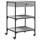 vidaXL szürke sonoma szerelt fa zsúrkocsi 60 x 48 x 89,5 cm