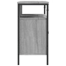 vidaXL szürke sonoma szerelt fa fürdőszobai mosdószekrény 80x30x60 cm