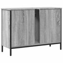 vidaXL szürke sonoma szerelt fa fürdőszobai mosdószekrény 80x30x60 cm