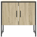 vidaXL sonoma tölgy szerelt fa fürdőszobai mosdószekrény 60x33x60 cm