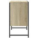 vidaXL sonoma tölgy szerelt fa fürdőszobai mosdószekrény 60x33x60 cm
