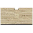 vidaXL sonoma tölgy szerelt fa fürdőszobai mosdószekrény 60x33x60 cm