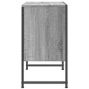 vidaXL szürke sonoma szerelt fa fürdőszobai mosdószekrény 60x33x60 cm