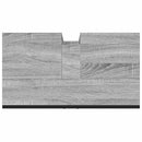 vidaXL szürke sonoma szerelt fa fürdőszobai mosdószekrény 60x33x60 cm