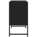vidaXL fekete szerelt fa fürdőszobai mosdószekrény 80 x 33 x 60 cm