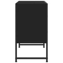 vidaXL fekete szerelt fa fürdőszobai mosdószekrény 80 x 33 x 60 cm