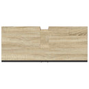 vidaXL sonoma tölgy szerelt fa fürdőszobai mosdószekrény 80x33x60 cm