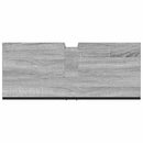 vidaXL szürke sonoma szerelt fa fürdőszobai mosdószekrény 80x33x60 cm