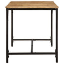 vidaXL tömör nyers mangófa étkezőasztal 140 x 70 x 75 cm