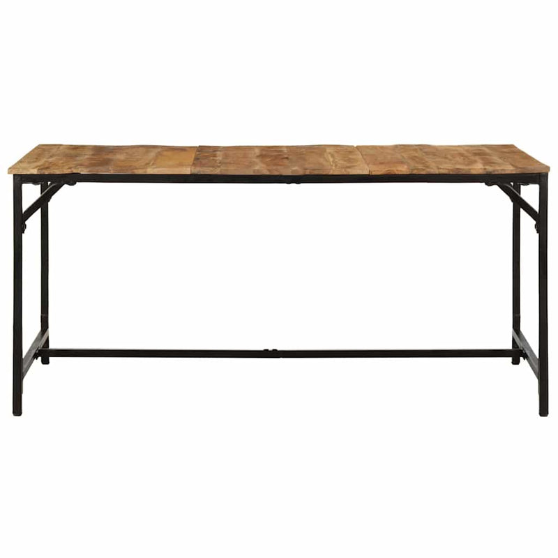 vidaXL tömör nyers mangófa étkezőasztal 160 x 80 x 75 cm