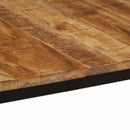 vidaXL tömör nyers mangófa étkezőasztal 160 x 80 x 75 cm