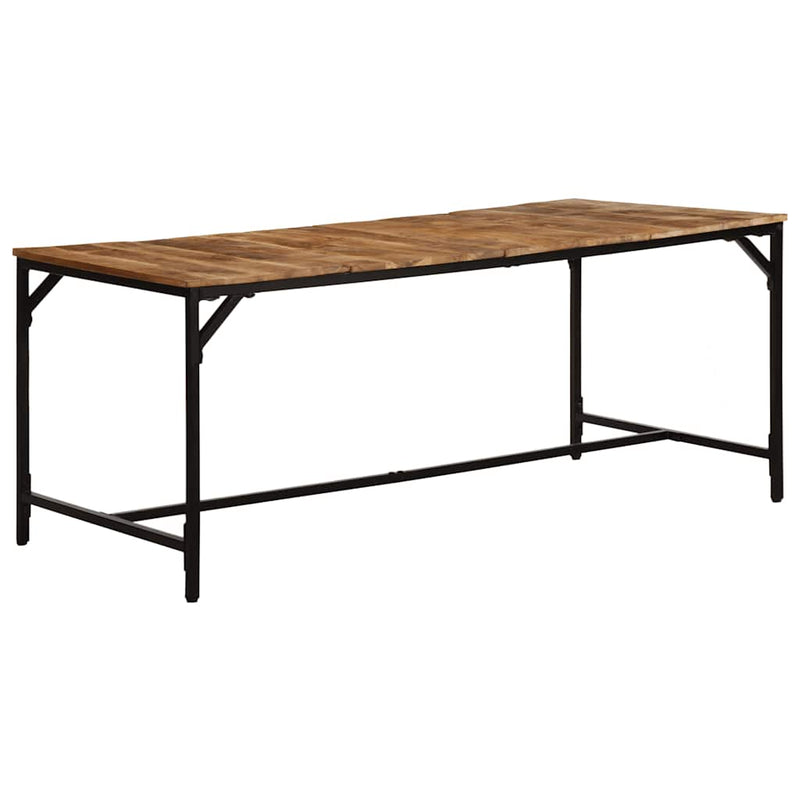 vidaXL tömör nyers mangófa étkezőasztal 180x90x75 cm