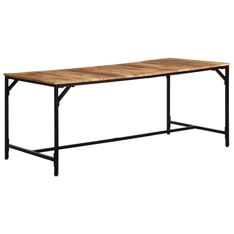 vidaXL tömör nyers mangófa étkezőasztal 180x90x75 cm