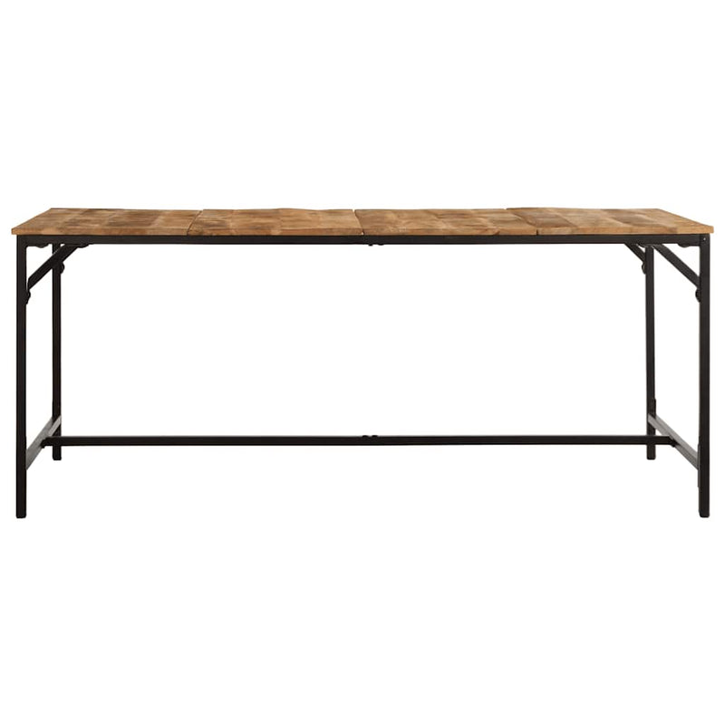 vidaXL tömör nyers mangófa étkezőasztal 180x90x75 cm