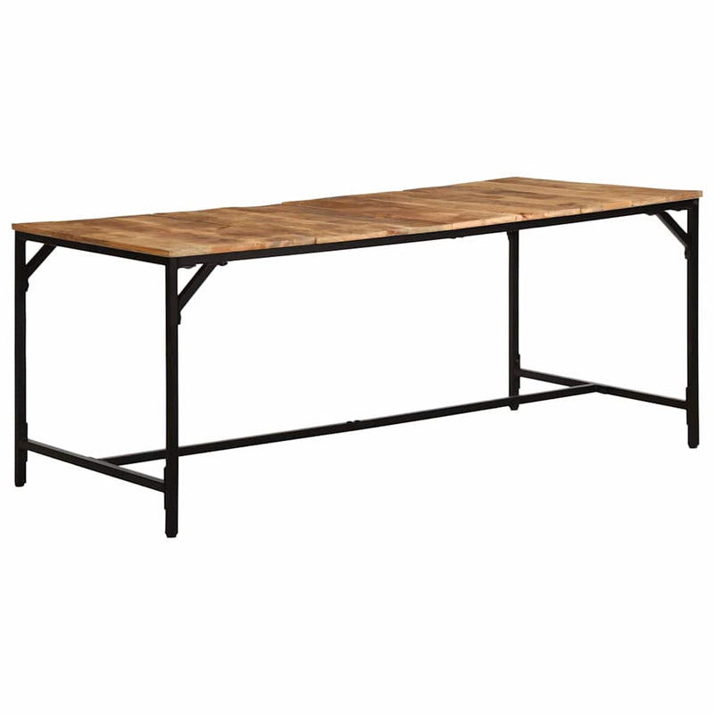 vidaXL tömör nyers mangófa étkezőasztal 180x90x75 cm