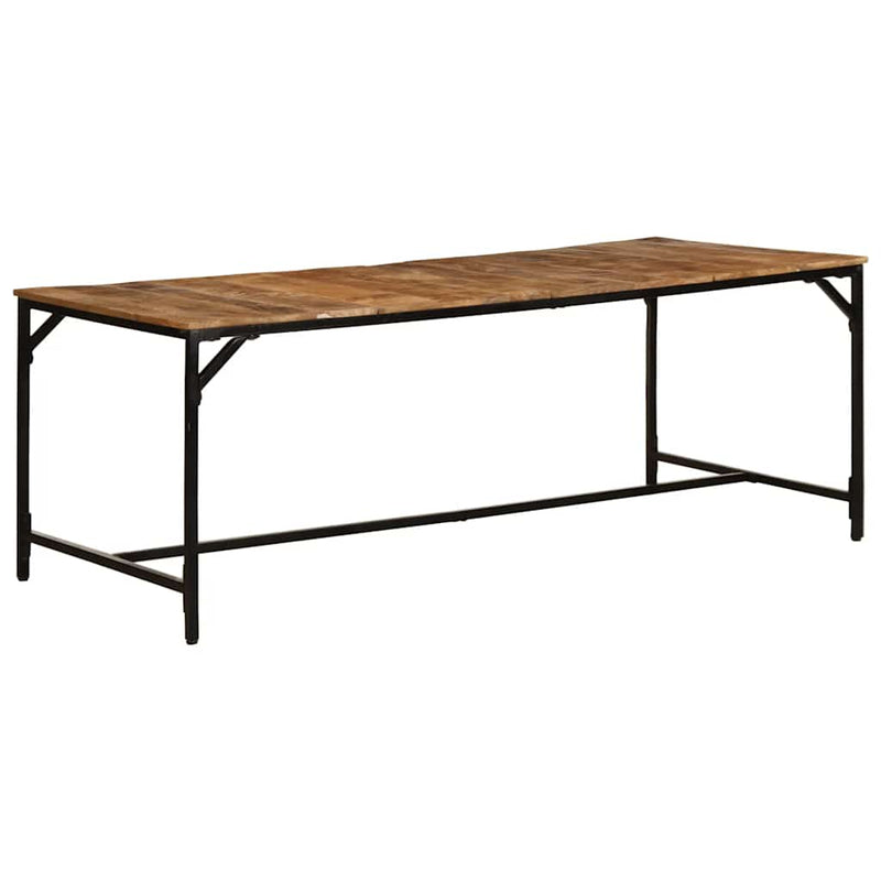 vidaXL tömör nyers mangófa étkezőasztal 200 x 100 x 75 cm