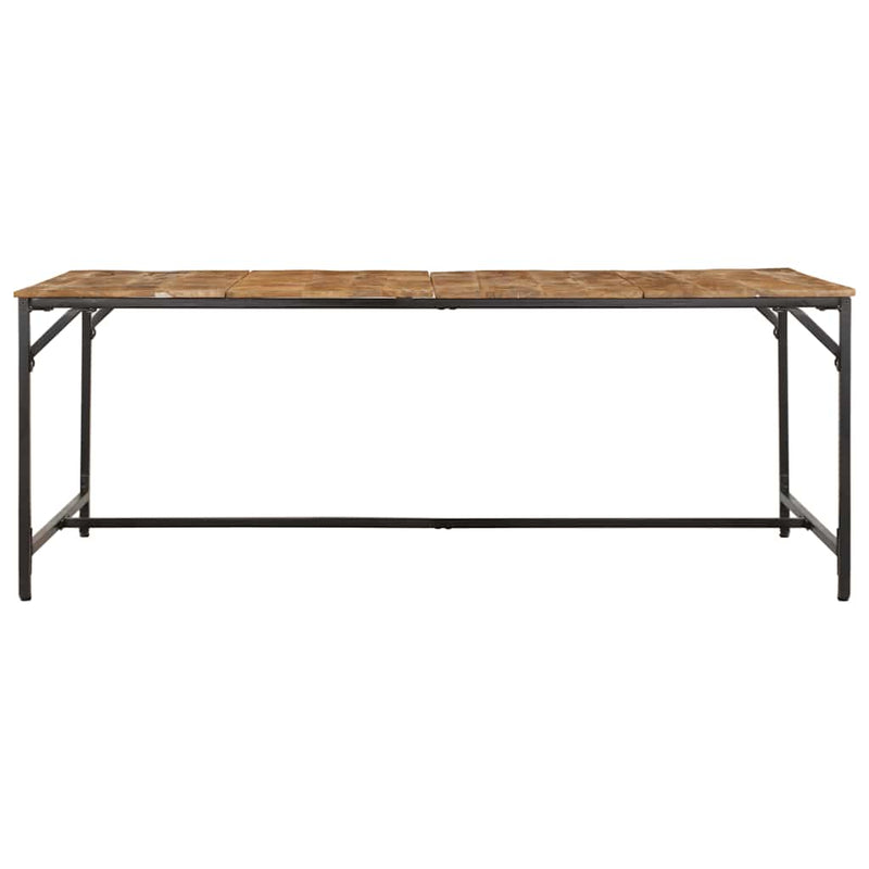 vidaXL tömör nyers mangófa étkezőasztal 200 x 100 x 75 cm