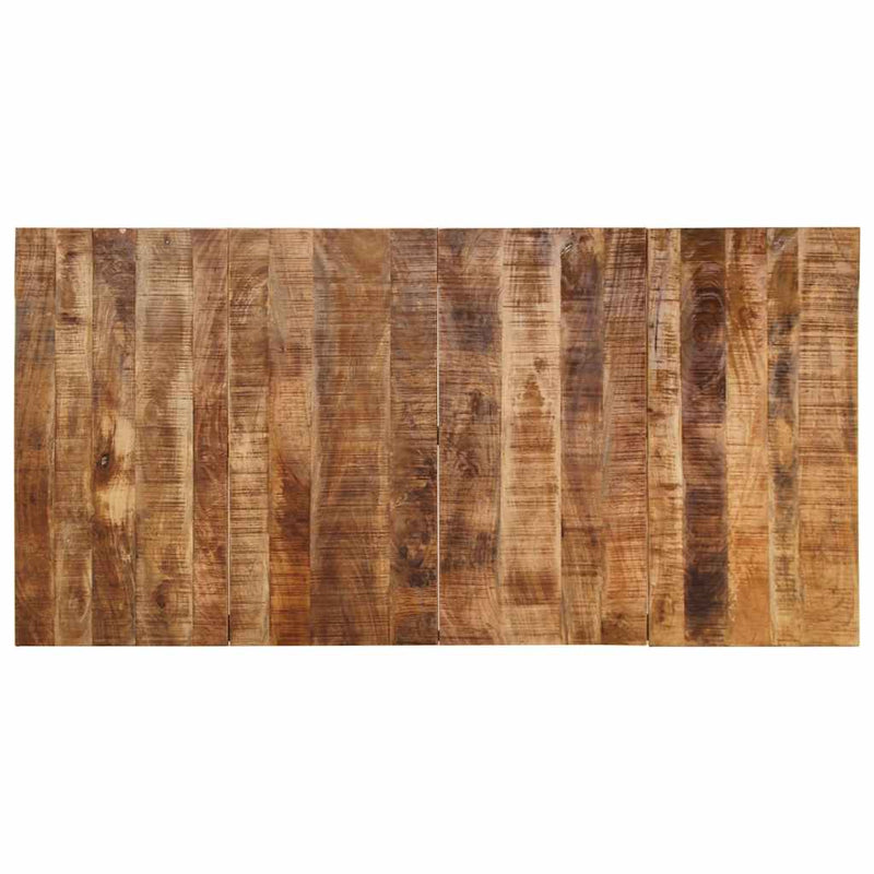 vidaXL tömör nyers mangófa étkezőasztal 200 x 100 x 75 cm
