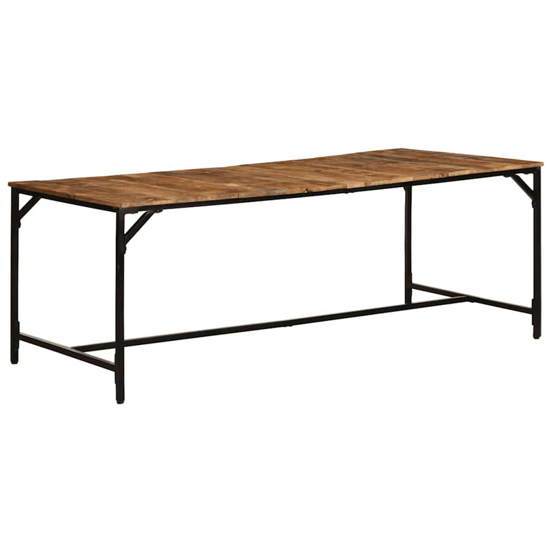 vidaXL tömör nyers mangófa étkezőasztal 200 x 100 x 75 cm