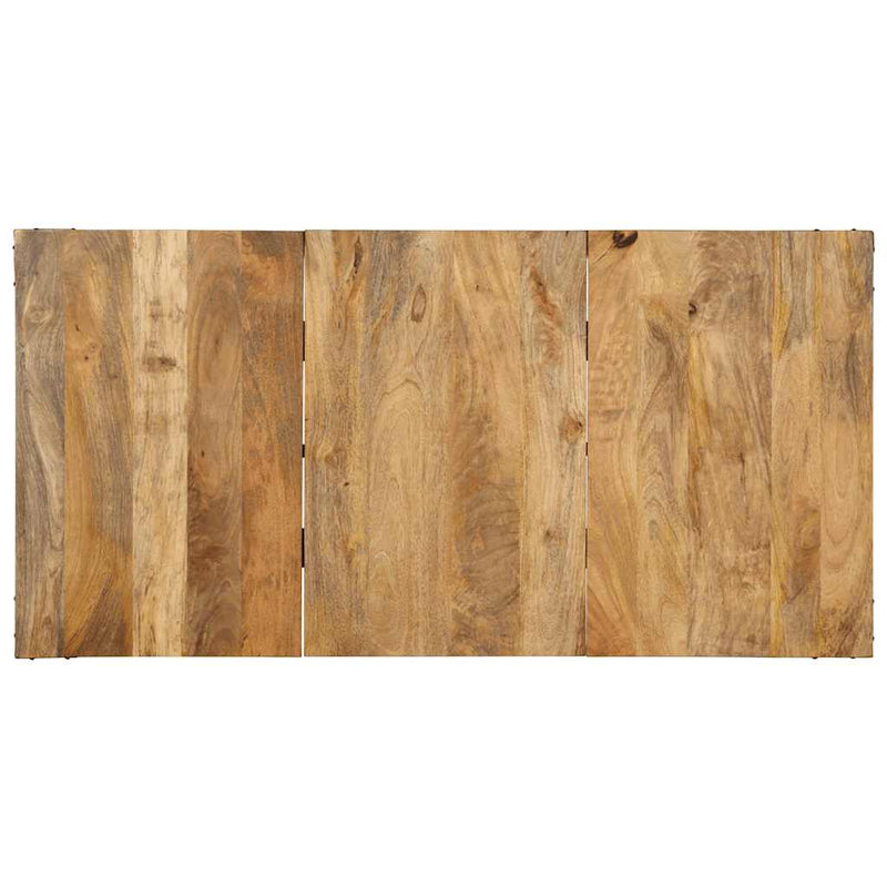 vidaXL tömör mangófa étkezőasztal 140 x 70 x 75 cm