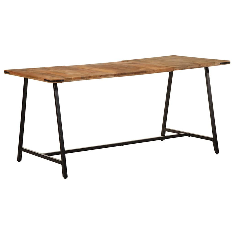 vidaXL tömör mangófa étkezőasztal 160 x 80 x 75 cm