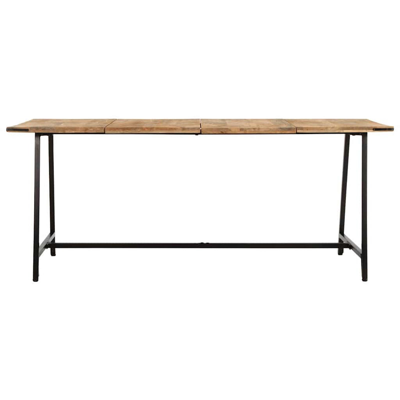 vidaXL tömör mangófa étkezőasztal 180x90x75 cm