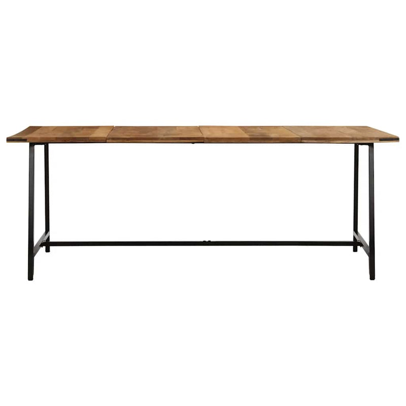 vidaXL tömör mangófa étkezőasztal 200 x 100 x 75 cm