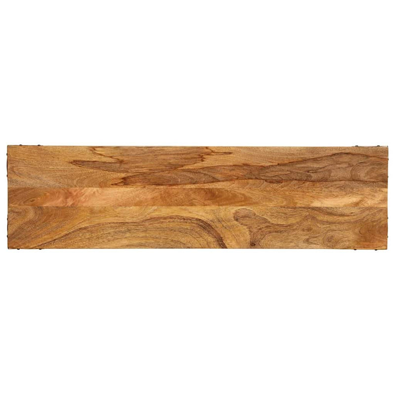 vidaXL tömör mangófa tálalóasztal 110 x 30 x 75 cm