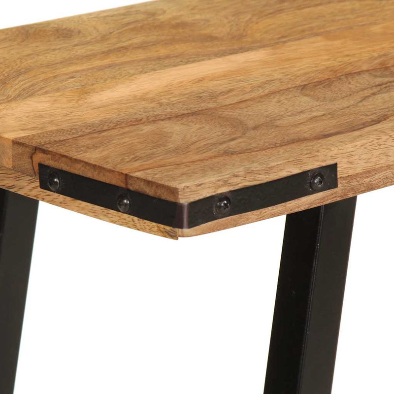 vidaXL tömör mangófa tálalóasztal 110 x 30 x 75 cm